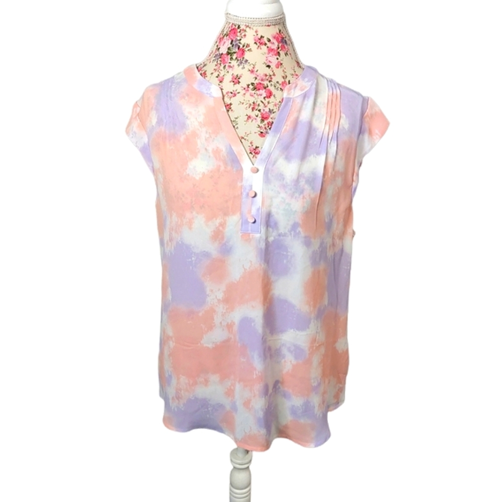 Candie's watercolor blouse